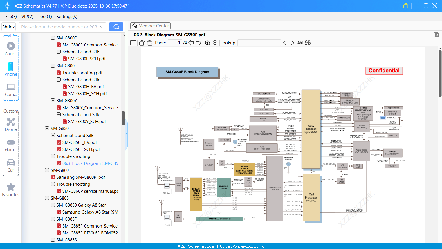 Samsung 06.3_Block Diagram_SM-G850F